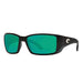 Costa Del Mar Mens Blackfin Matte Black Sunglasses | WatchCo.com