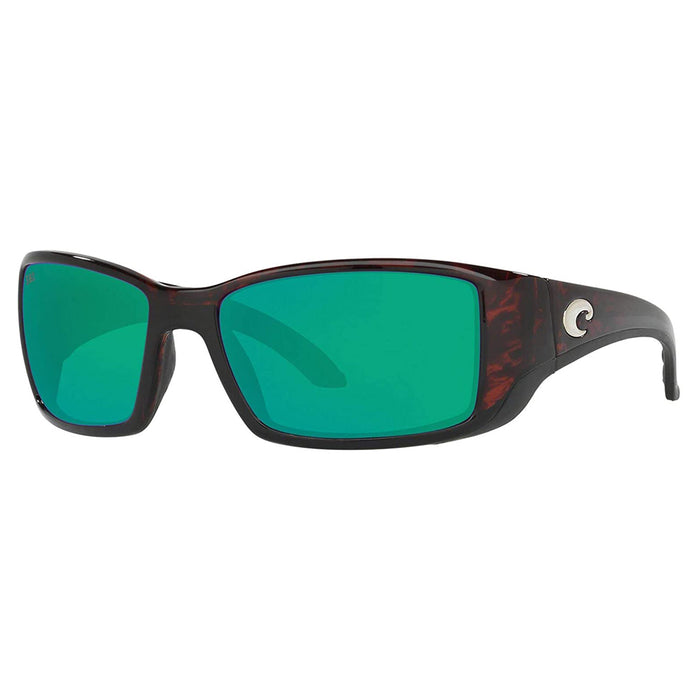 Costa Del Mar Mens Blackfin Tortoise Frame Copper Green Mirror Polarized 580g Lens Sunglasses - BL10OGMGLP