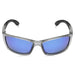 Costa Del Mar Mens Corbina Silver Frame Sunglasses | WatchCo.com
