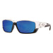 Costa Del Mar Mens Crystal Frame Grey Sunglasses | WatchCo.com