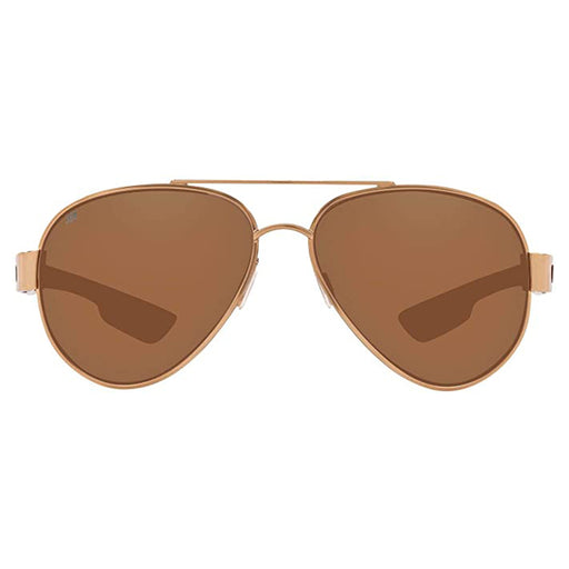 Costa Del Mar Mens Matte Black/Blue Mirrored Sunglasses | WatchCo.com