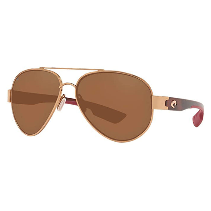 Costa Del Mar Mens Shiny Blush Gold/Copper Sunglasses | WatchCo.com