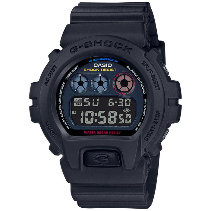Casio Mens G-Shock Black Resin Strap Black Digital Dial Quartz Watch - DW6900BMC-1 - WatchCo.com