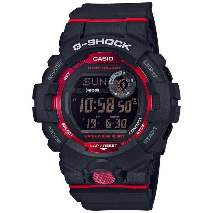 Casio Mens G-Shock Black Resin Strap Black Digital Dial Quartz Watch - GBD800-1 - WatchCo.com