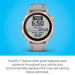 Garmin Fenix 6S Sapphire Mens Gray Silicone Band Black Digital Dial Multisport GPS Smart Watch