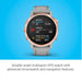 Garmin Fenix 6S Sapphire Mens Gray Silicone Band Black Digital Dial Multisport GPS Smart Watch