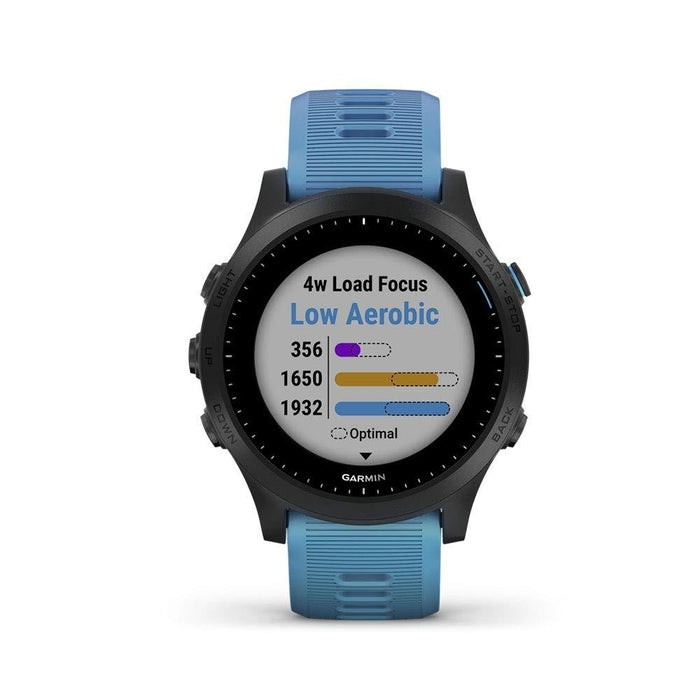 Garmin Forerunner 945 Unisex Black Silicone Band Watches | WatchCo.com