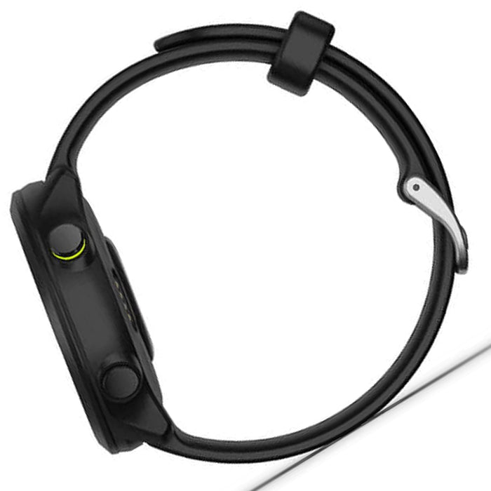 Garmin Women's Forerunner 55 GPS Black Bezel Silicone Band Smart Watch
