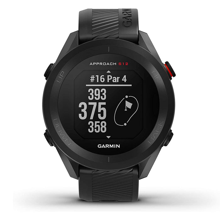 Garmin Approach S12 42k+ Preloaded Courses GPS Golf Black Watch