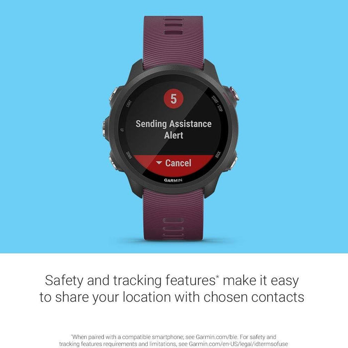 Garmin Forerunner 245 Unisex Berry Band GPS Watches 