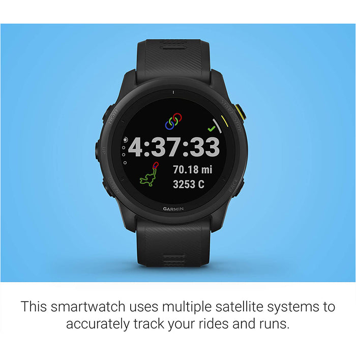 Garmin Forerunner 745 Black Silicone GPS Running Smartwatch