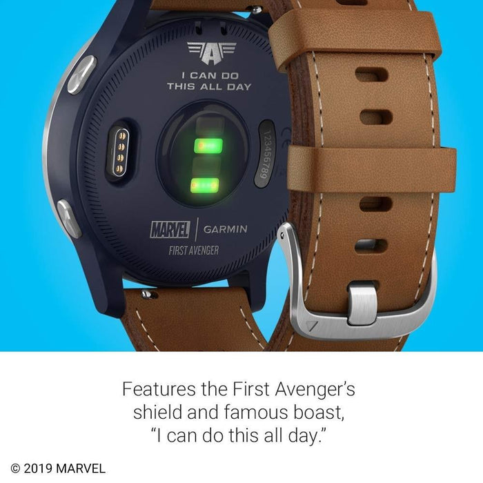 Garmin Legacy Hero Series Unisex Brown Leather Band Black Digital Dial Smart Watch