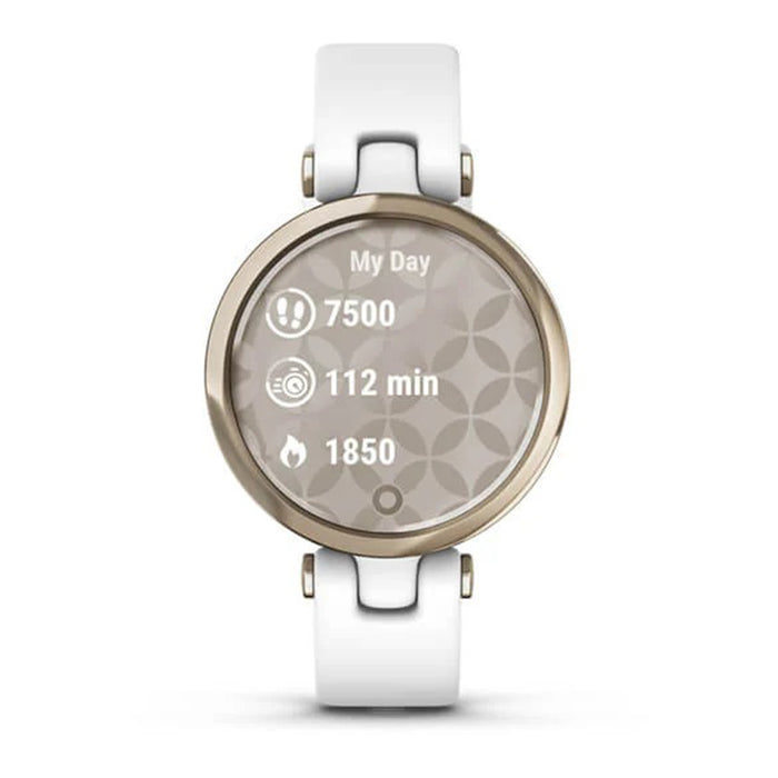 Garmin Lily Touchscreen Patterned Lens Cream Gold Watches