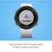 Garmin Swim 2 GPS Unisex White Silicone Band Digital Dial Swimming Smartwatch
