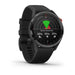 Garmin Unisex Approach S62 Black Silicone Band Sport GPS Golf Smartwatch & CT10 Tracker Bundle