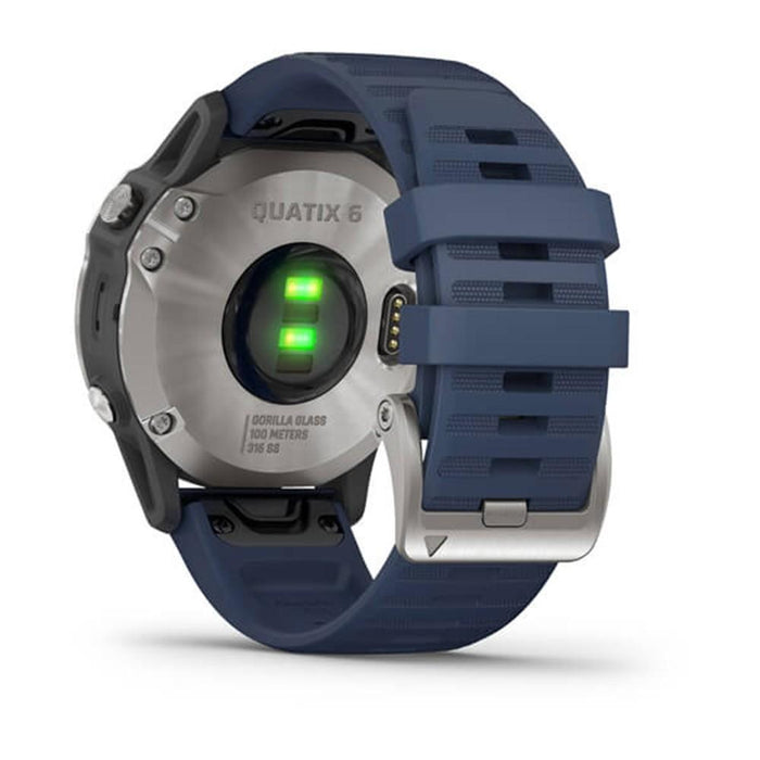 Garmin Unisex Quatix 6 Captain Blue Band Multisport Marine GPS Smartwatch