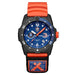 LUMINOX Mens Blue Dial Orange Rubber Band Watches | WatchCo.com