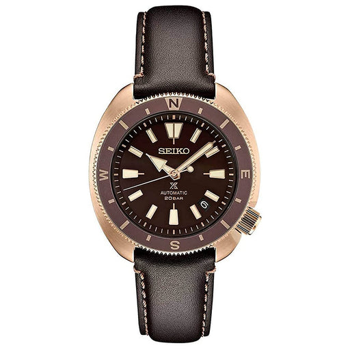 SEIKO Men's Brown Dial Leather Automatic Watches | WatchCo.com