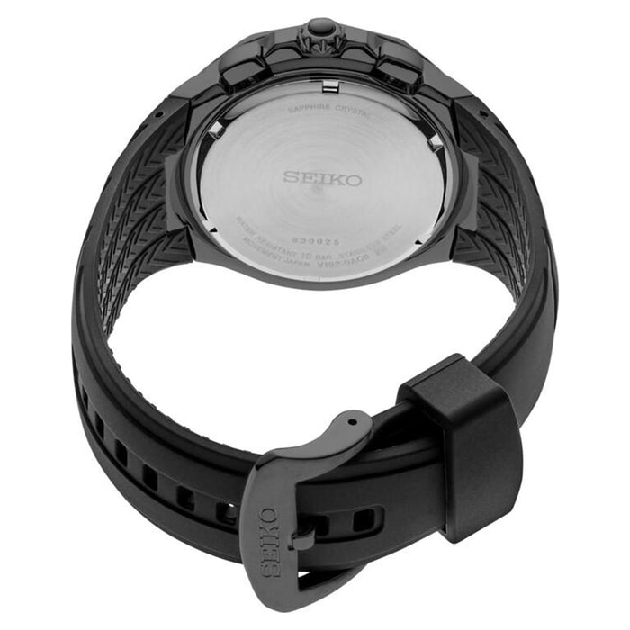 SEIKO Mens Coutura Black Dial Silicone Watches | WatchCo.com