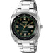 Seiko Mens Recraft Stainless Steel Bracelet Green Watches | WatchCo.com