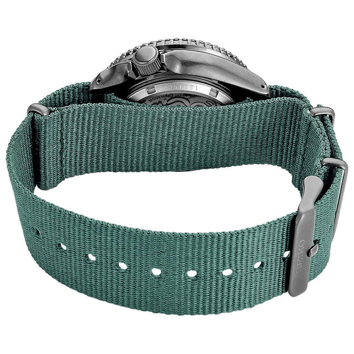 Seiko Men's 5 Sports Nylon Strap Green Watches | WatchCo.com
