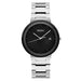 Seiko Men's Black Dial Silver Stainless Watches | WatchCo.com