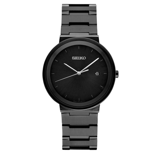 Seiko Men's Black Sunray Dial Watches | WatchCo.com