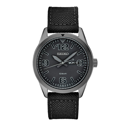 Seiko Men's Pilot Style Black Dial Band Watches | WatchCo.com
