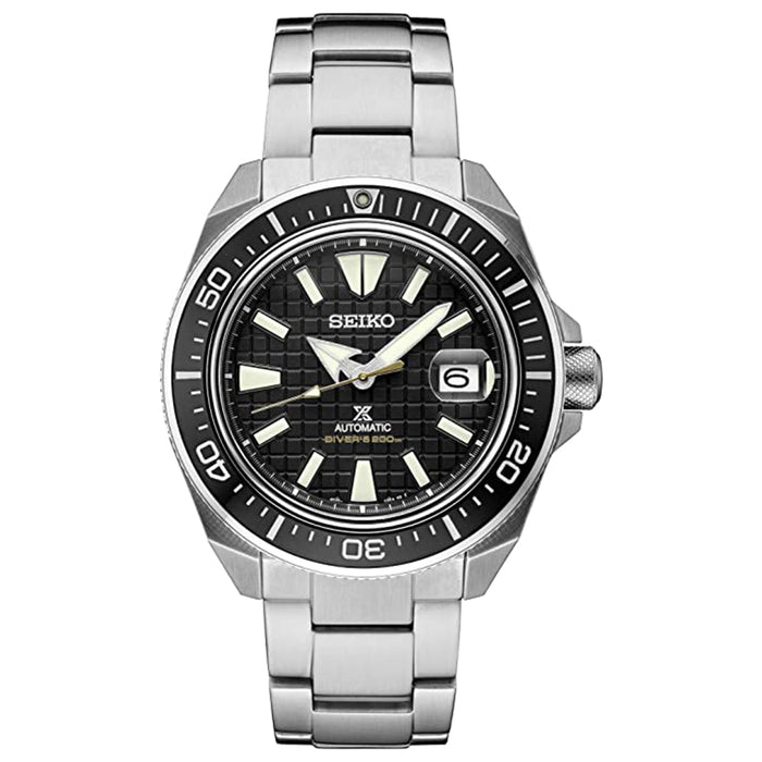 Seiko Men's Prospex Black Dial Silver-Tone Watches | WatchCo.com