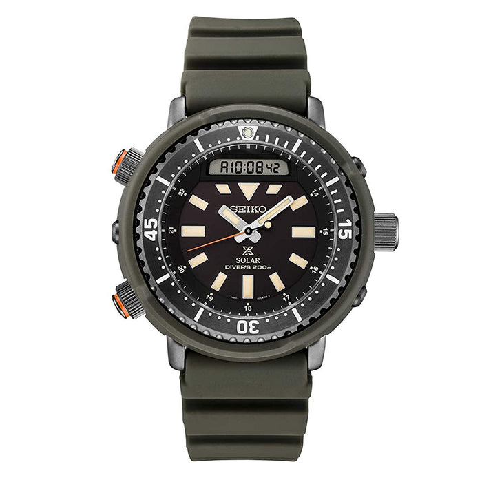 Seiko Men's Prospex Green Safarnie Quartz Watches | WatchCo.com
