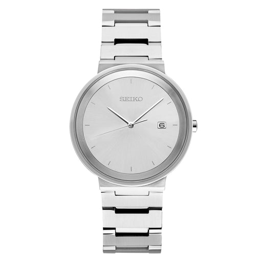 Seiko Men's Silver Sunray Dial and Band Watches | WatchCo.com