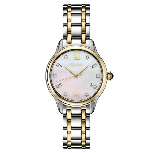Seiko Women's Mother of Pearl Dial Silver Watches | WatchCo.com