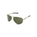 Serpico 2 Unisex Matte Gold Frame Gray Sunglasses | WatchCo.com