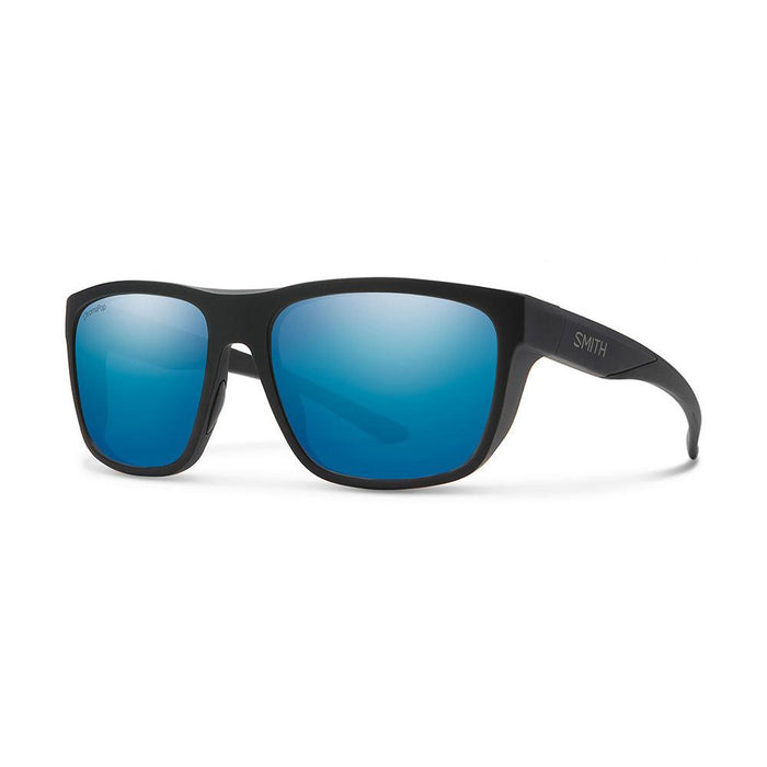 Smith Men's Barra Matte Black Frame Blue Sunglasses | WatchCo.com