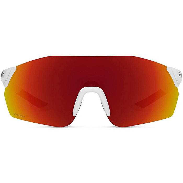 Smith Men's Reverb Matte White Frame Red Sunglasses | WatchCo.com