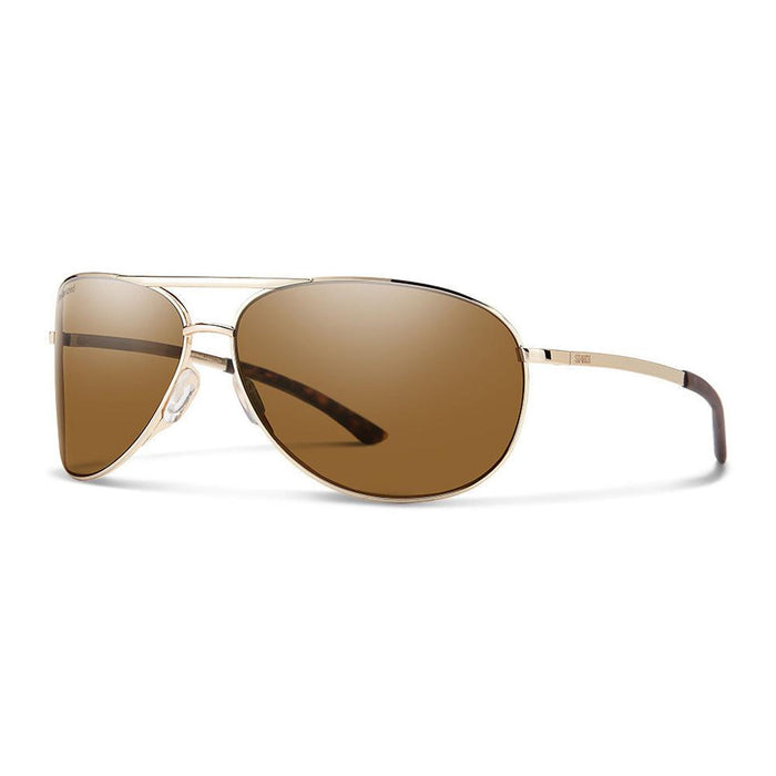 Smith Women's Serpico 2 Gold Frame Brown Sunglasses | WatchCo.com