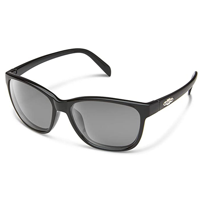 Suncloud Men's Black Frame Gray Green Lens Sunglasses | WatchCo.com