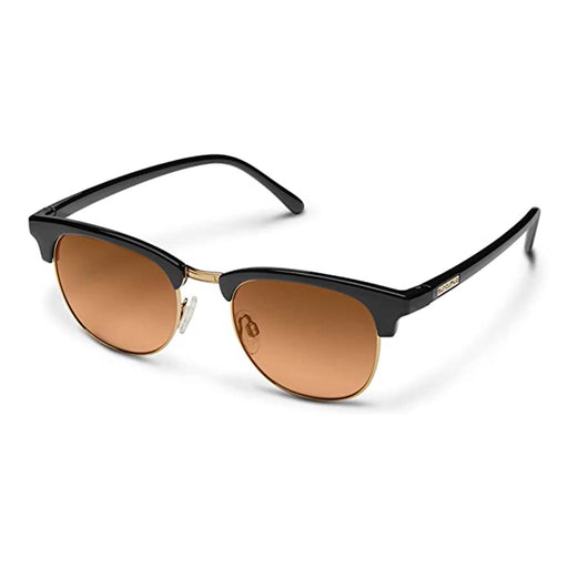 Suncloud Unisex Black Frame Brown Gradient Lens Sunglasses | WatchCo.com