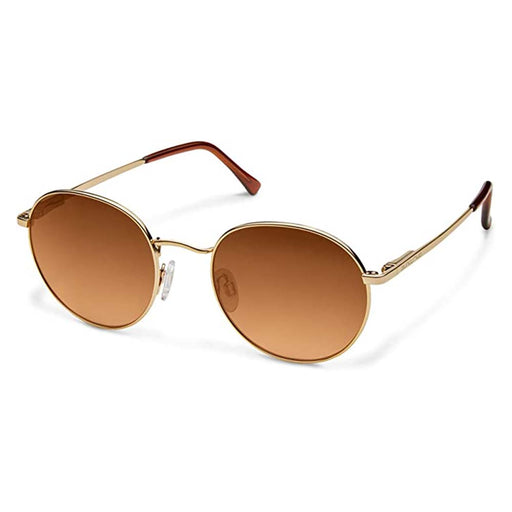 Suncloud Unisex Gold Frame Brown Gradient Lens Sunglasses | WatchCo.com