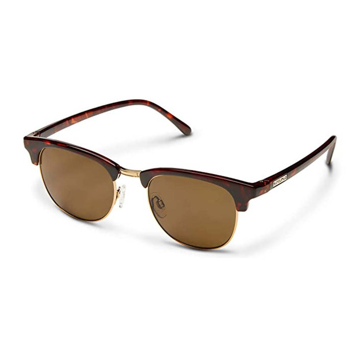 Suncloud Unisex Tortoise Frame Brown Lens Polarized Sunglasses | WatchCo.com