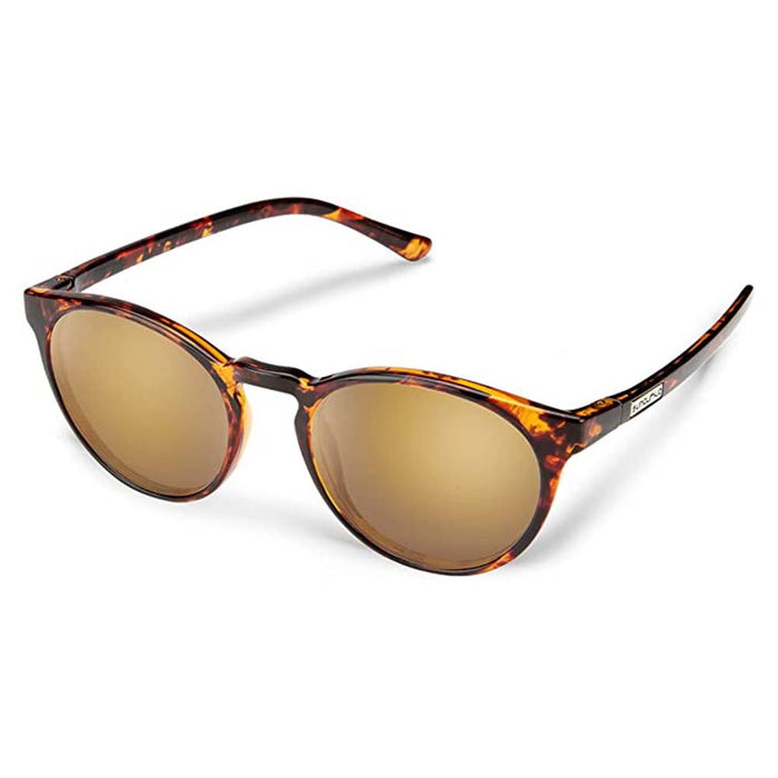 Suncloud Unisex Tortoise Frame Sienna Mirror Lens Sunglasses | WatchCo.com