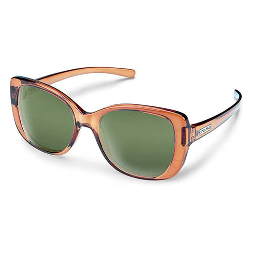 Suncloud Unisex Transparent Brown Frame Gray Green Sunglasses | WatchCo.com