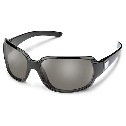 Suncloud Women's Black Frame Gray Lens Cookie Sunglasses | WatchCo.com