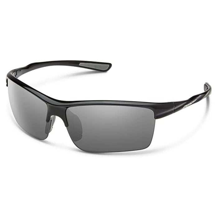 Suncloud Women's Black Frame Gray Lens Polarized Sunglasses | WatchCo.com