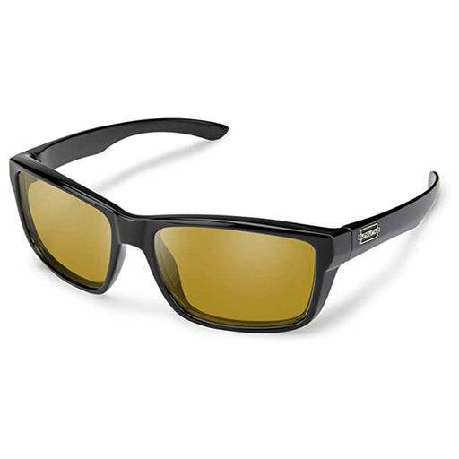 Suncloud Women's Black Frame Yellow Lens Polarized Sunglasses | WatchCo.com
