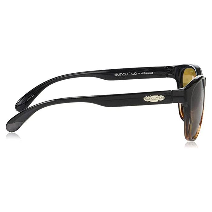 Suncloud Women's Black Tortoise Fade Frame Brown Sunglasses | WatchCo.com