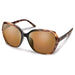 Suncloud Womens Matte Tortoise Frame Brown Lens Sunglasses | WatchCo.com