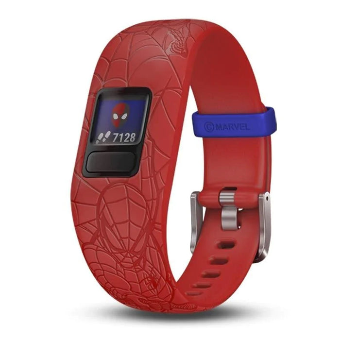 Garmin vivofit Jr 2 Kids Spiderman Red Silicone Band Fitness/activity Tracker Smart Watch - 010-01909-36