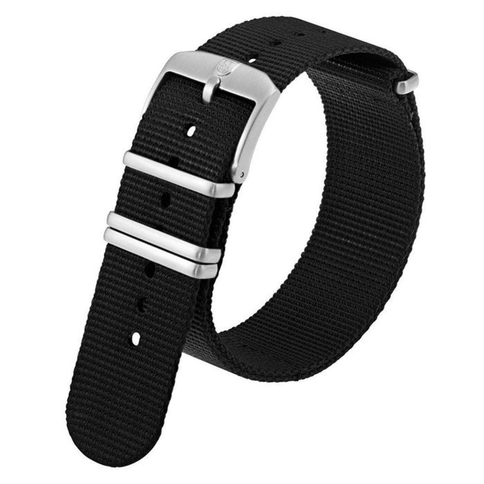 Luminox Men's Black Webbing Nylon Strap Stainless Steel 4 loops Watch Band - FNX.2301.20Q.K