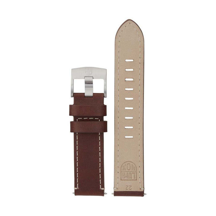 Luminox Men's Atacama Adventurer Series Brown & Beige Leather Strap Stainless Steel Buckle Watch Band - FEX.2201.70Q.K